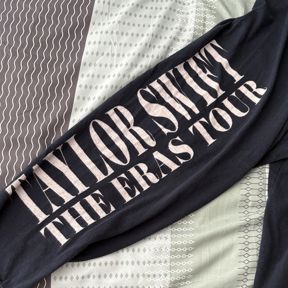 Taylor Swift The Eras Tour Black Tee